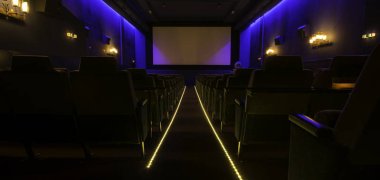 Großer Kinosaal Der große Kinosaal im Scala mit atmosphärischer Beleuchtung