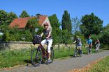 Gruppe Radfahrer