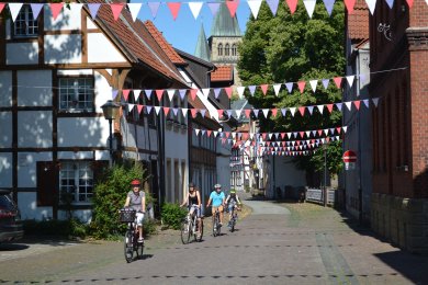 Radfahrer Klosterstr. Radgruppe