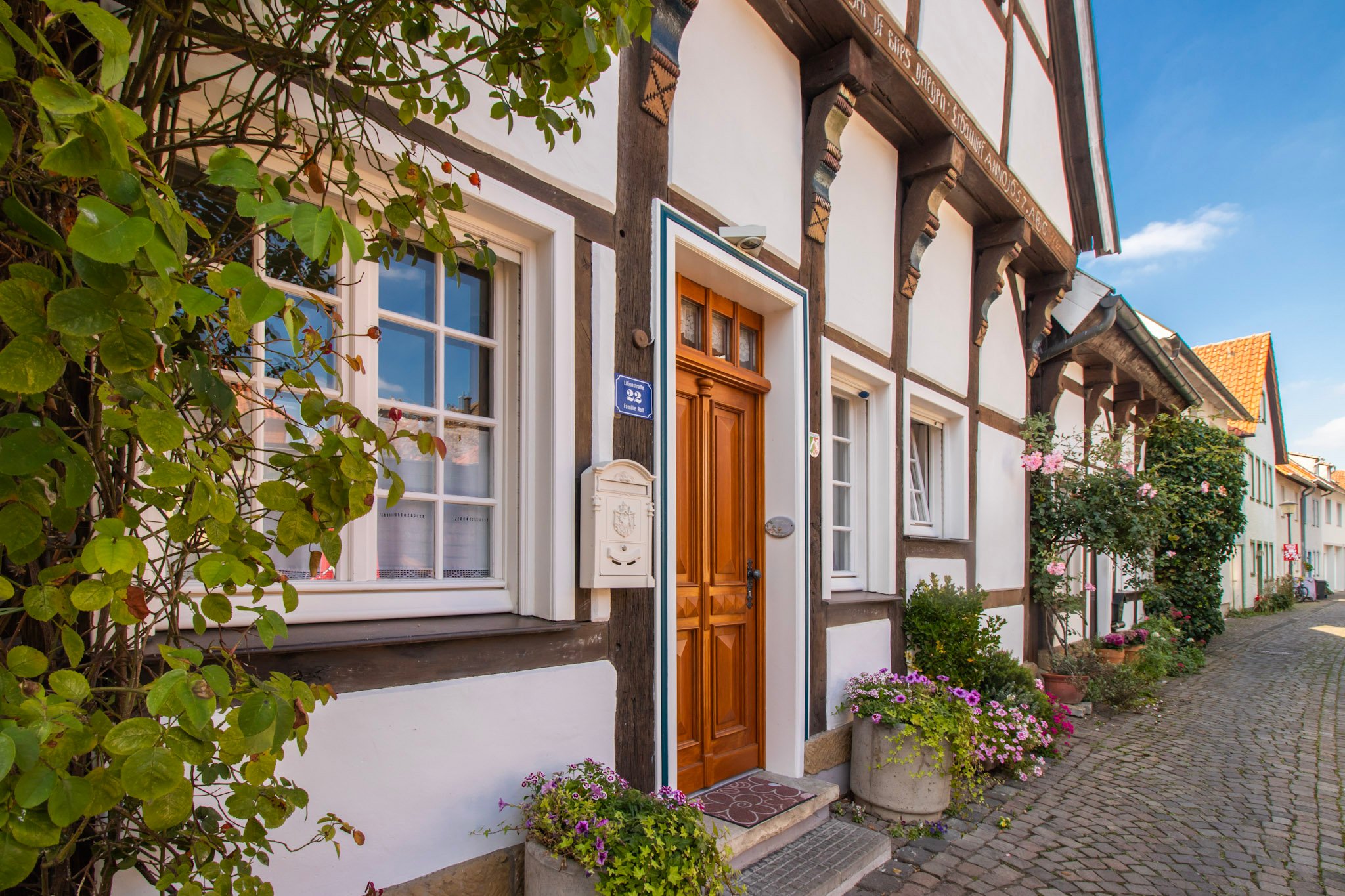 Altstadtensemble mit Fachwerkhäusern an der Lilienstraße