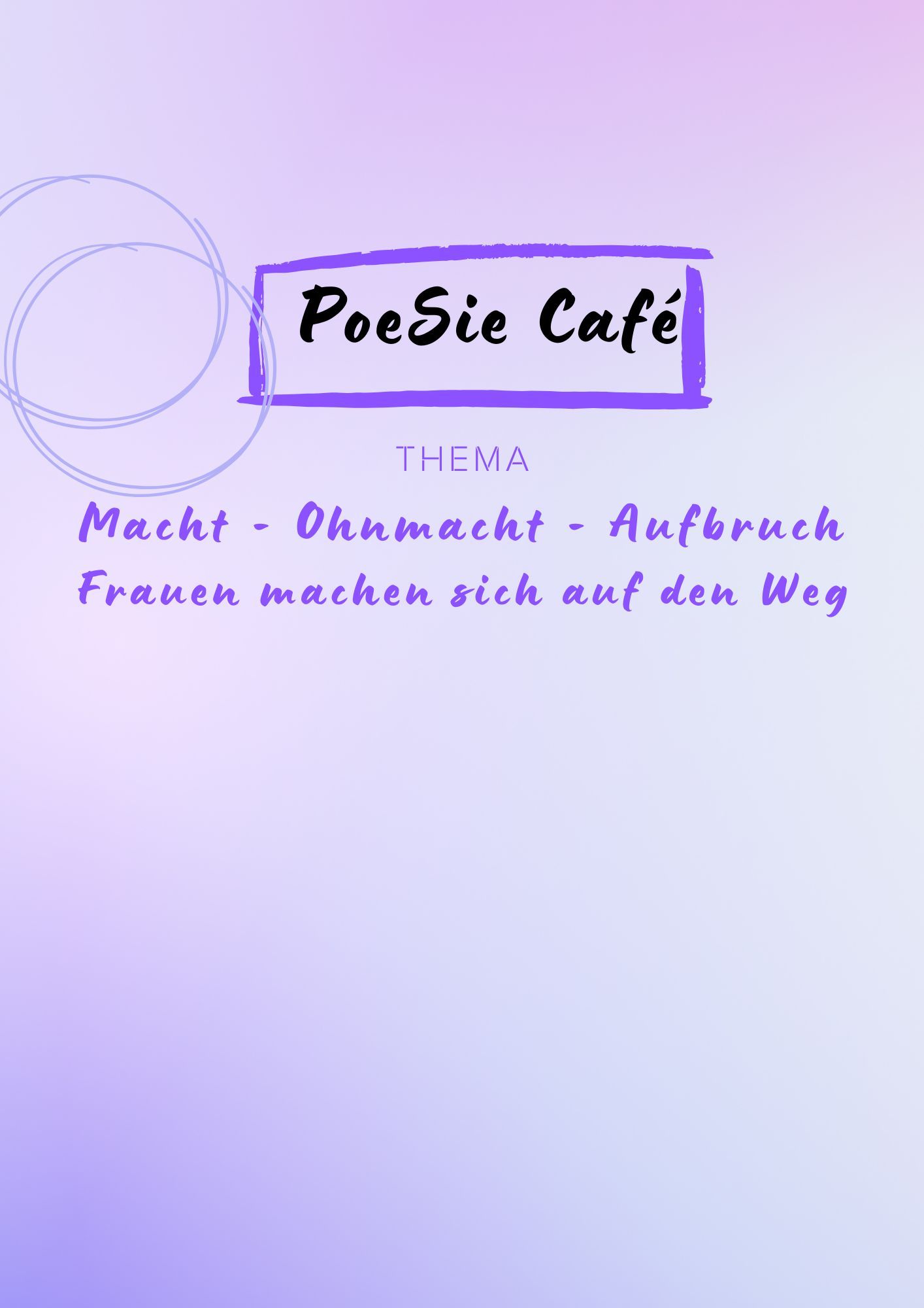 PoeSie Café Staddtbücherei 1 - 1
