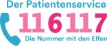 Logo der Bereitschaftsdienstnummer 116117 Logo von 116117