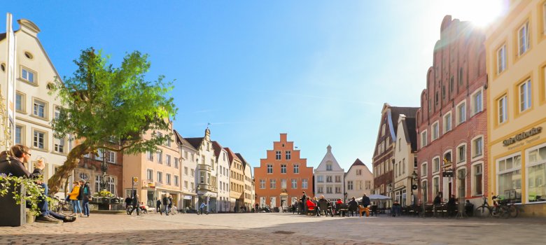 Historischer Marktplatz Blick auf den Historischen Marktplatz